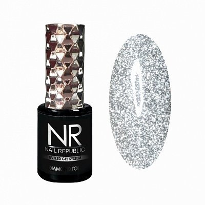 Nail Republic Светоотражающий топ DIAMOND TOP №7, 15 мл