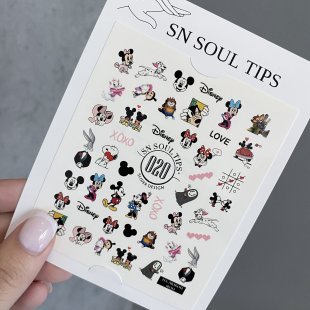 Слайдер-дизайн для ногтей SN SOUL TIPS 20