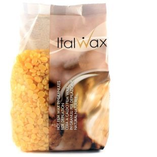 Воск горячий (пленочный) ITALWAX Натуральный гранулы 1000гр (в пакете)