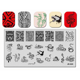 Пластина для стемпинга Calligraphy JR329