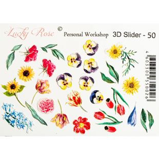 Слайдер Дизайн Lucky Rose 3d Slider-50