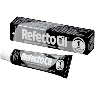 Краска для бровей и ресниц №1 Черная RefectoCil 15 мл