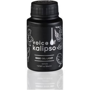 Voice of Kalipso Rubber Base Gel Light Жидкая каучуковая основа для гель-лака, 30 мл