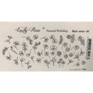 Слайдер Дизайн Lucky Rose Black 68