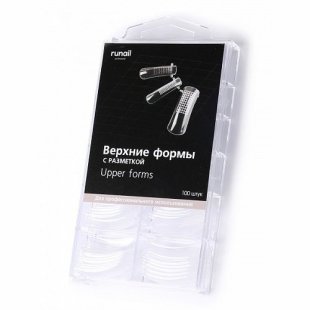 RuNail Верхние формы (с разметкой) №4477