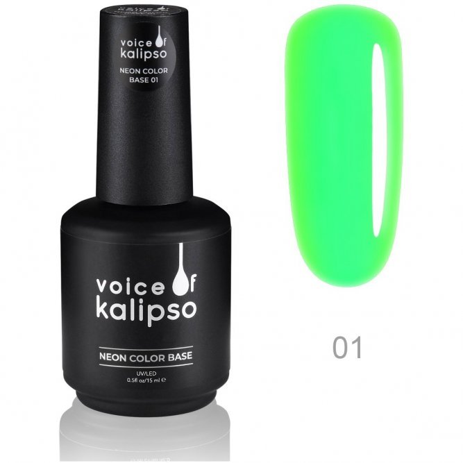 Voice of Kalipso Neon Color Base 01 - Камуфлирующая неоновая база 01, 15 мл