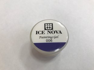 Гель-краска ICE NOVA 006 синяя