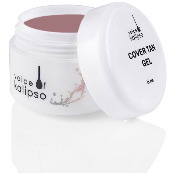 Voice of Kalipso Cover Tan Gel - Гель для наращивания тан, 15 мл