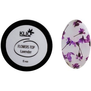 KLIO топ с сухоцветами FLOWERS TOP Lavender