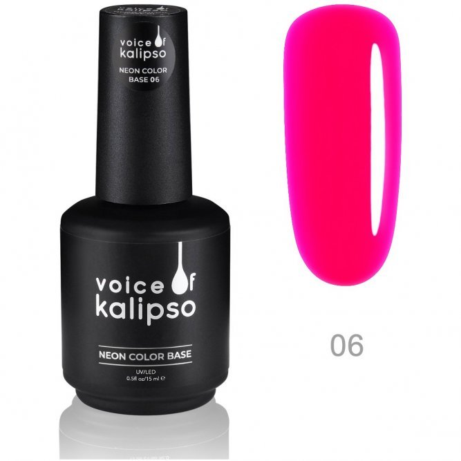 Voice of Kalipso Neon Color Base 06 - Камуфлирующая неоновая база 06, 15 мл