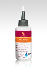 De Lakrua Cleaner - sanitizer Обезжириватель для ногтей с капельным дозатором - 80 мл