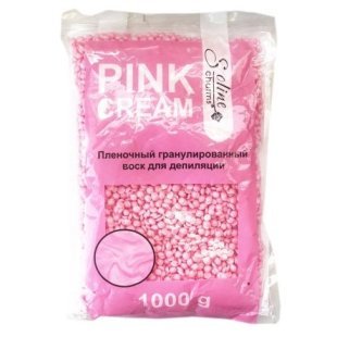 Воск "Soline Charms" пленочный в гранулах - розовый крем (пакет) 1 кг