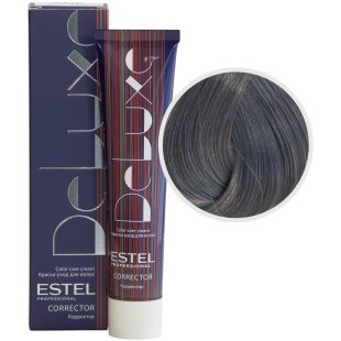 0/G  Краска-уход для волос ESTEL De Luxe Correct Графит
