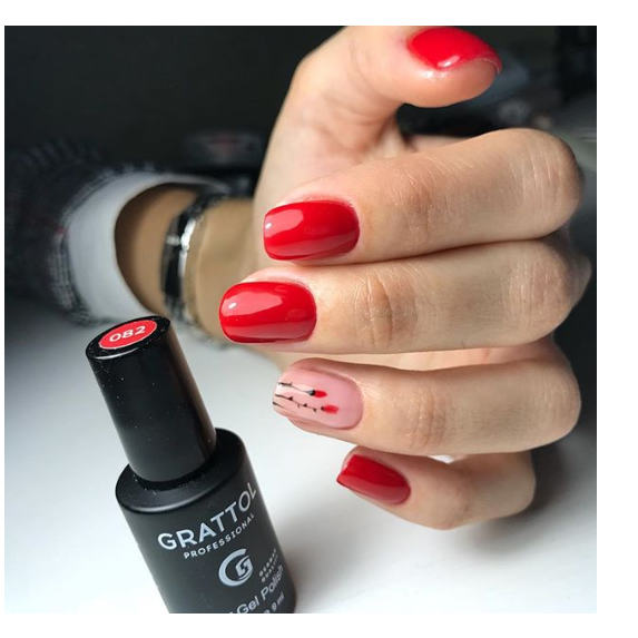 Гель-Лак Grattol Classic 082 Cherry Red