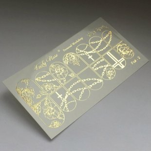 Слайдер Дизайн Lucky Rose Foil gold-2
