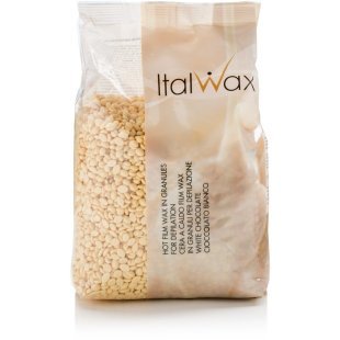 Воск горячий (пленочный)  белый шоколад ITALWAX 500 гр (в пакете)