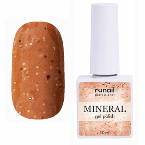 RuNail Гель-лак с миксом частиц MINERAL, 10мл №7280