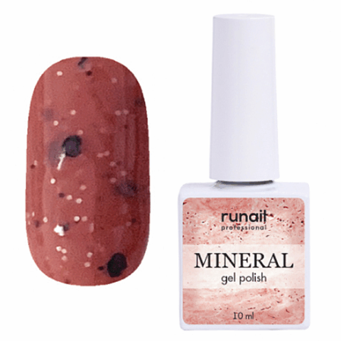 RuNail Гель-лак с миксом частиц MINERAL, 10мл №7283