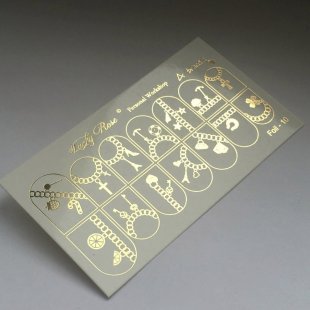 Слайдер Дизайн Lucky Rose Foil gold-10