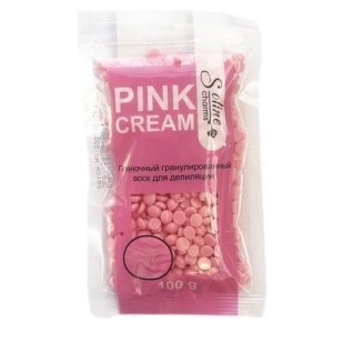 Воск "Soline Charms" пленочный в гранулах - розовый крем (пакет) 100 гр