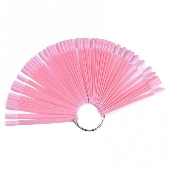 Палитра-веер &amp;quot;Квадрат&amp;quot; розовая 50 шт