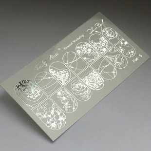 Слайдер Дизайн Lucky Rose Foil silver-5