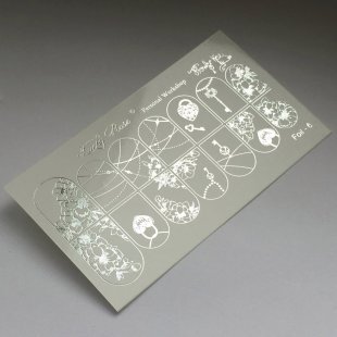 Слайдер Дизайн Lucky Rose Foil silver-6