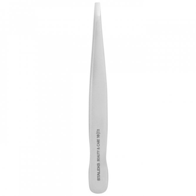 STALEKS Пинцет для бровей BEAUTY &amp;amp; CARE 10 TYPE 2 (узкие прямые кромки)