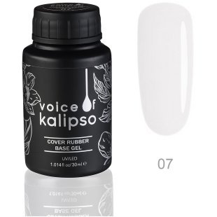 Voice of Kalipso Cover Rubber Base Gel 07 Камуфлирующая каучуковая база 07, 30 мл