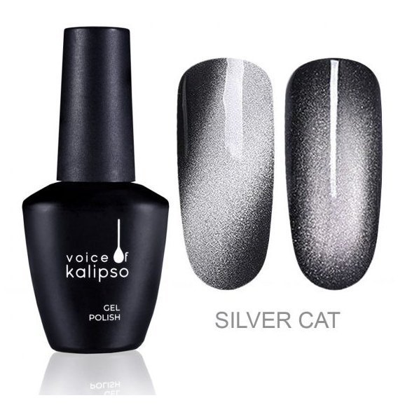 Гель-лак Voice of Kalipso, 10 мл, Silver Cat (Серебряная кошка)